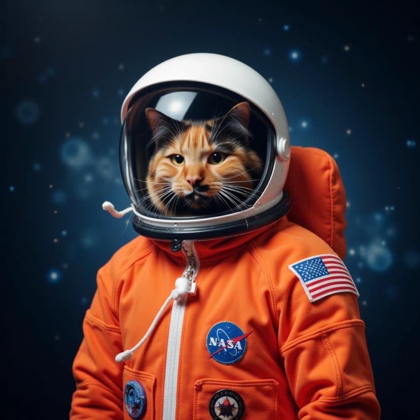 Astronaut Pet Photoshoot